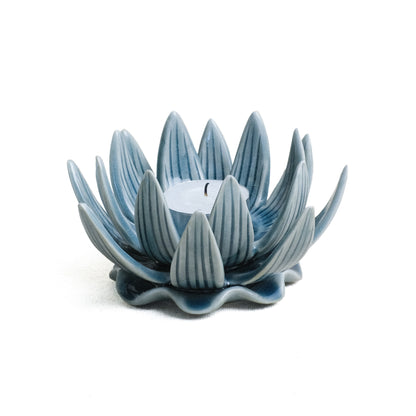 Candle Holder, Water Lily