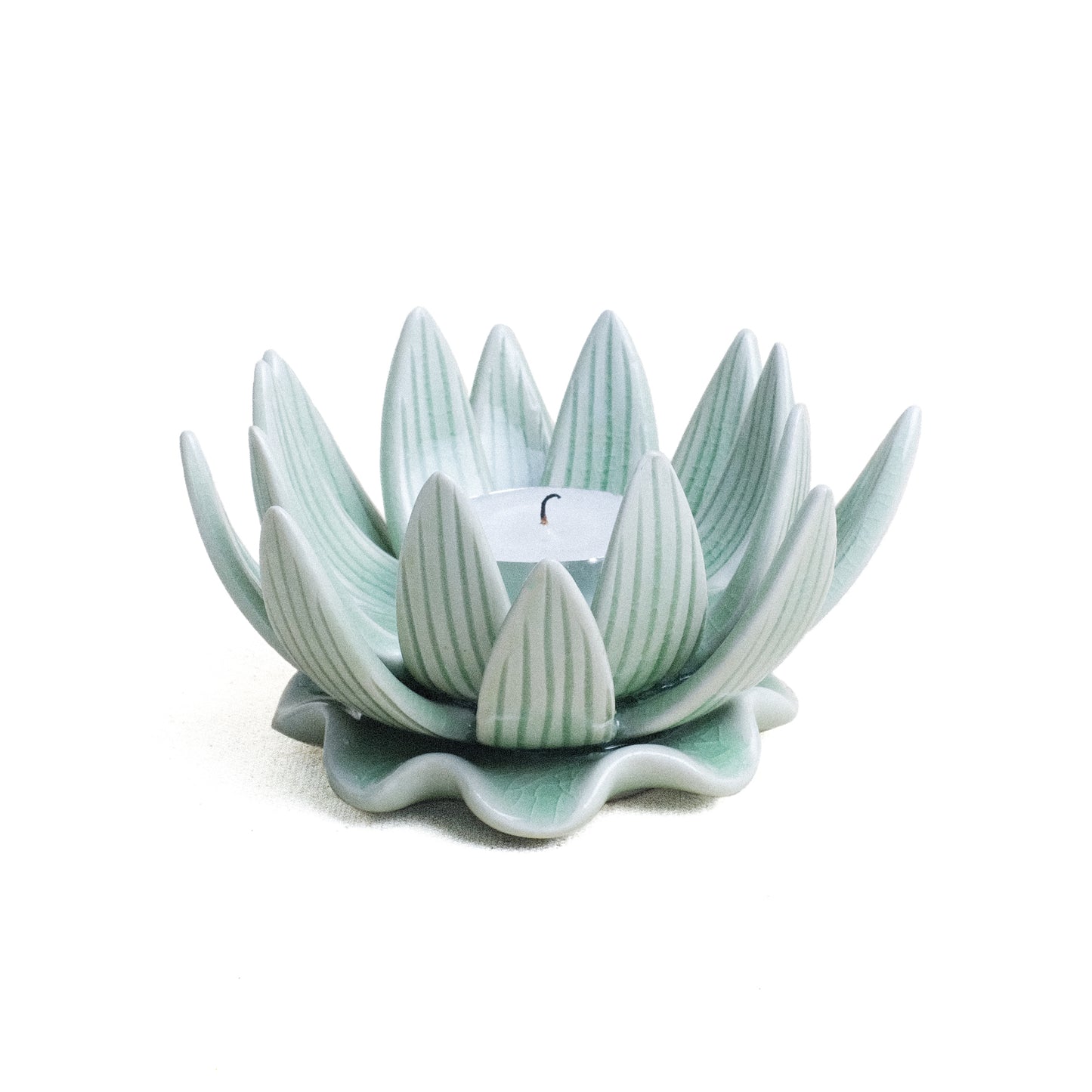 Candle Holder, Water Lily