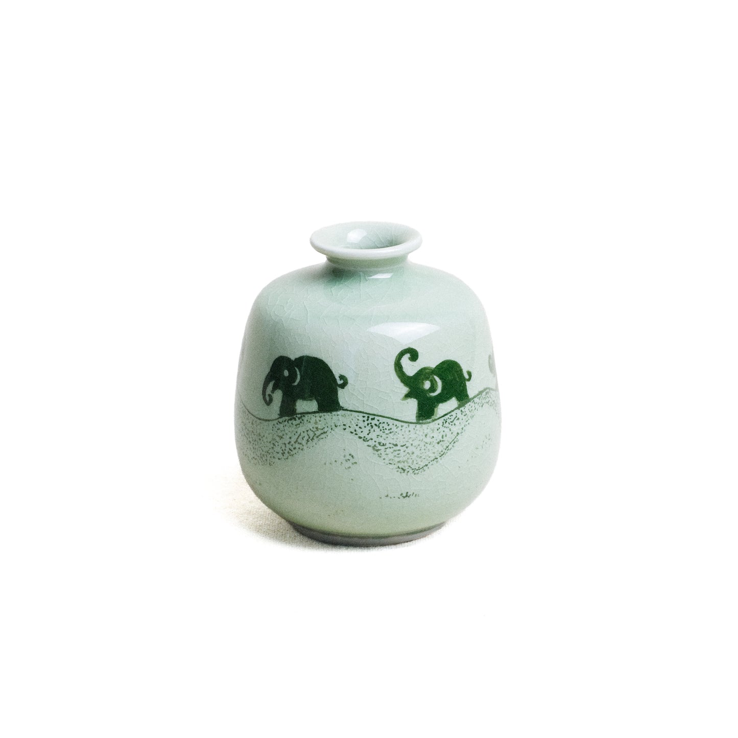 Sukhothai Vase, Handpainted