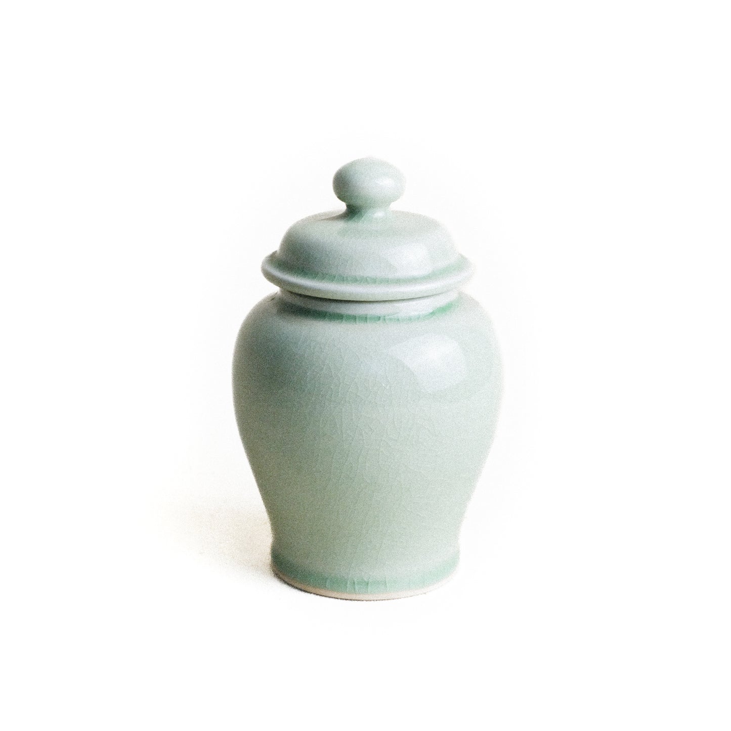 Plain Ginger Jar with lid