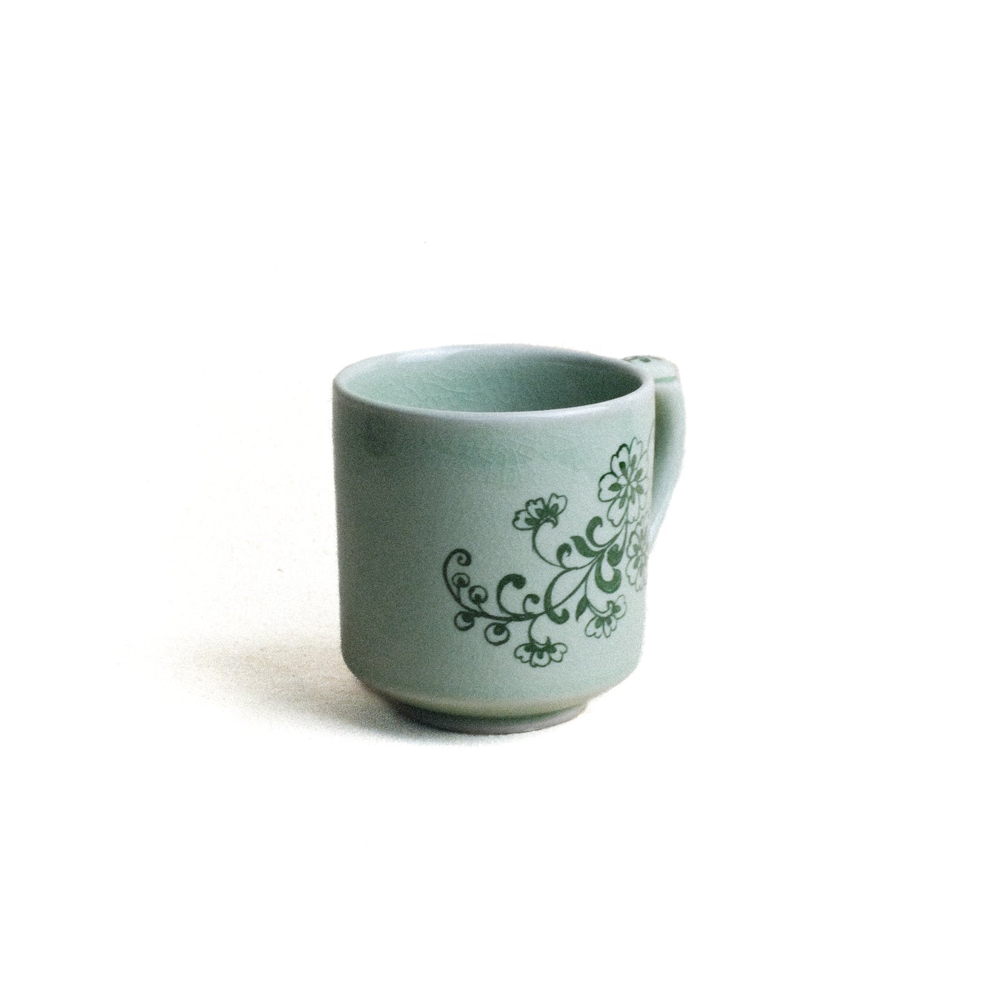 Mug, Handpainted Classic Thai Floral Pattern