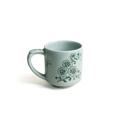 Mug, Handpainted Classic Thai Floral Pattern